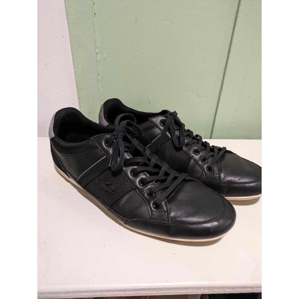 Lacoste Chaymon 116 Mens 11 Black Leather Shoes 7-31SPM0080237